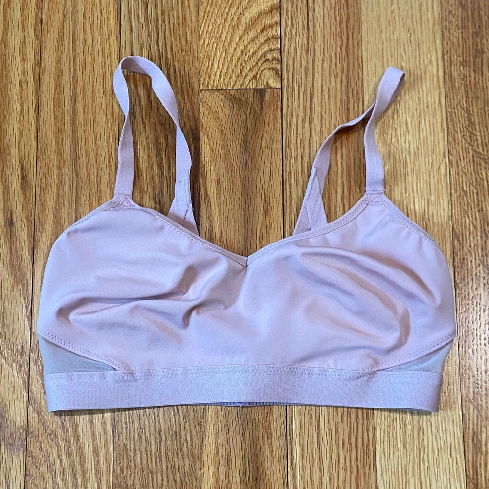 Pink Bralette with Mesh Back
